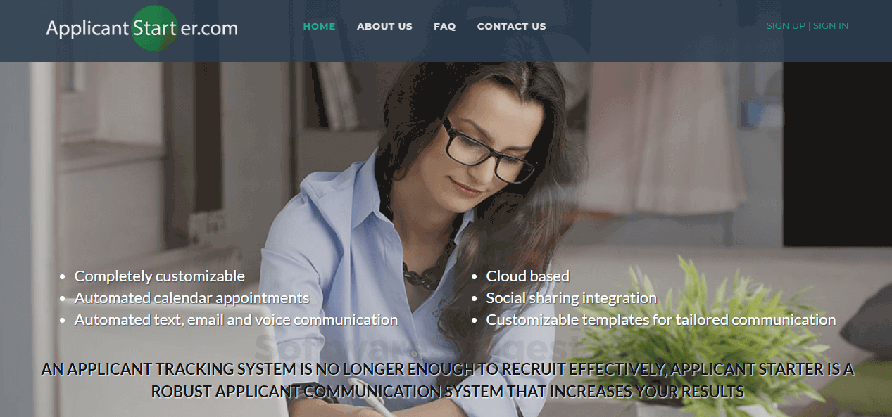 Applicant Starter Screenshot1